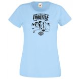 Teljes gázzal pénteken Motor fan Harley női rövid ujjú póló