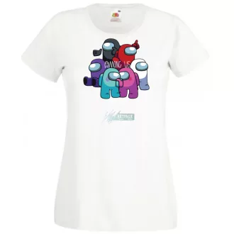 Game fan - Játékosom - Among Us női rövid ujjú póló
