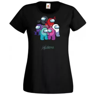 Game fan - Játékosom - Among Us női rövid ujjú póló