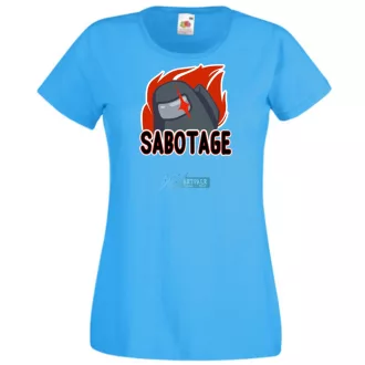   Game fan - Játékosom - Among Us Impostors Sabotage női rövid ujjú póló