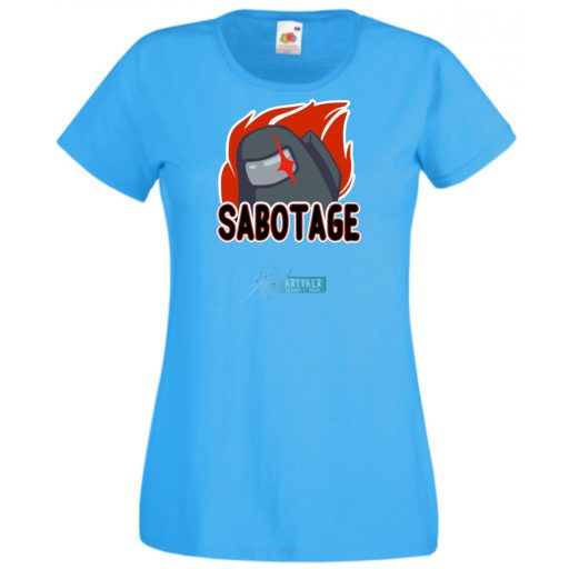 Game fan - Játékosom - Among Us Impostors Sabotage női rövid ujjú póló