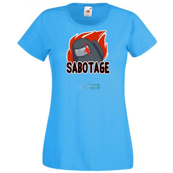Game fan - Játékosom - Among Us Impostors Sabotage női rövid ujjú póló