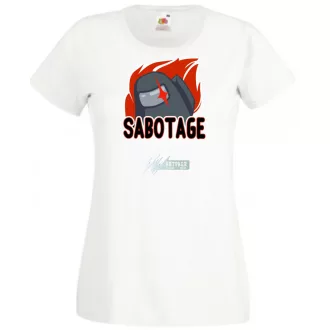   Game fan - Játékosom - Among Us Impostors Sabotage női rövid ujjú póló