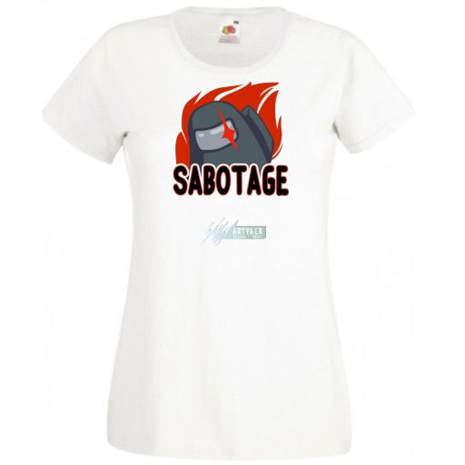 Game fan - Játékosom - Among Us Impostors Sabotage női rövid ujjú póló