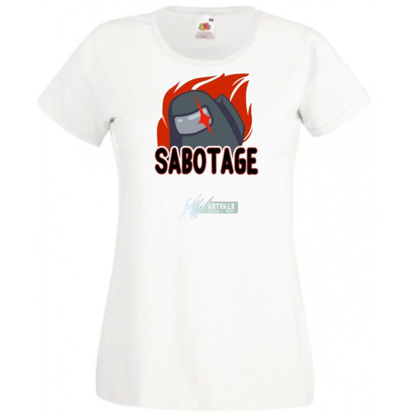 Game fan - Játékosom - Among Us Impostors Sabotage női rövid ujjú póló