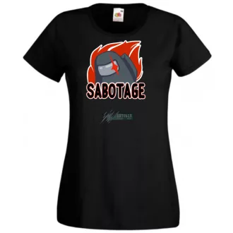   Game fan - Játékosom - Among Us Impostors Sabotage női rövid ujjú póló