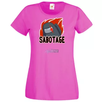   Game fan - Játékosom - Among Us Impostors Sabotage női rövid ujjú póló