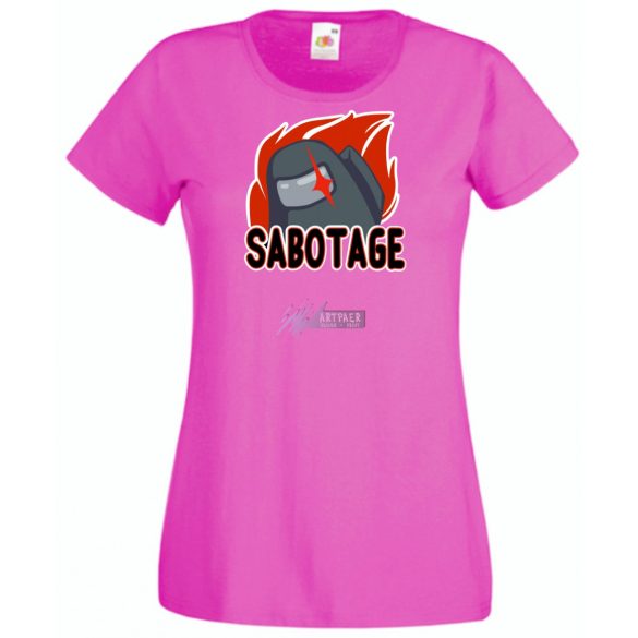 Game fan - Játékosom - Among Us Impostors Sabotage női rövid ujjú póló