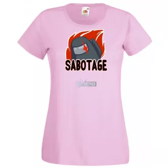   Game fan - Játékosom - Among Us Impostors Sabotage női rövid ujjú póló