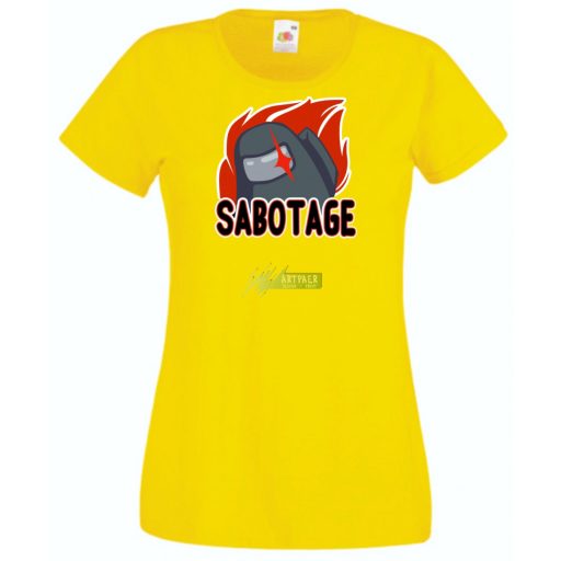 Game fan - Játékosom - Among Us Impostors Sabotage női rövid ujjú póló