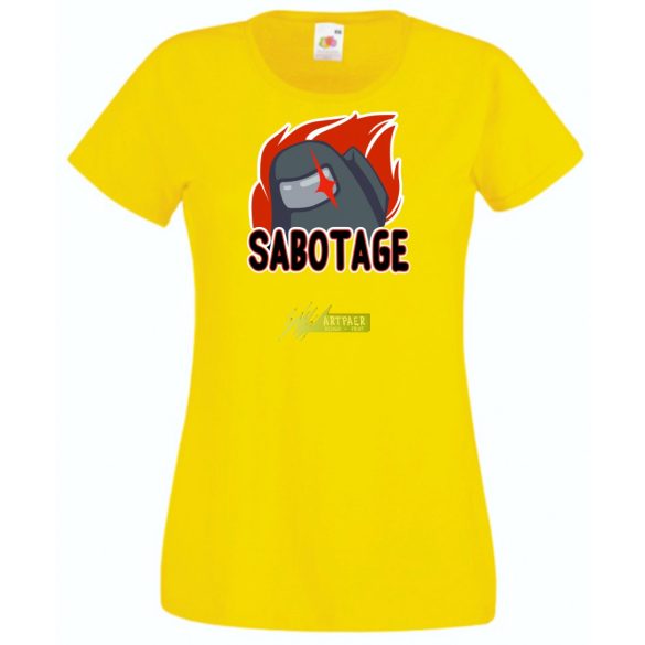 Game fan - Játékosom - Among Us Impostors Sabotage női rövid ujjú póló