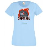 Game fan - Játékosom - Among Us Impostors Sabotage női rövid ujjú póló