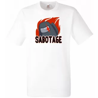   Game fan - Játékosom - Among Us Impostors Sabotage férfi rövid ujjú póló