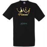Princess Családi közös gyerek rövid ujjú póló