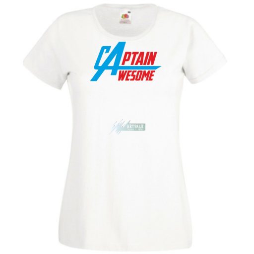 Hőseink Fantasztikus Kapitány női rövid ujjú póló