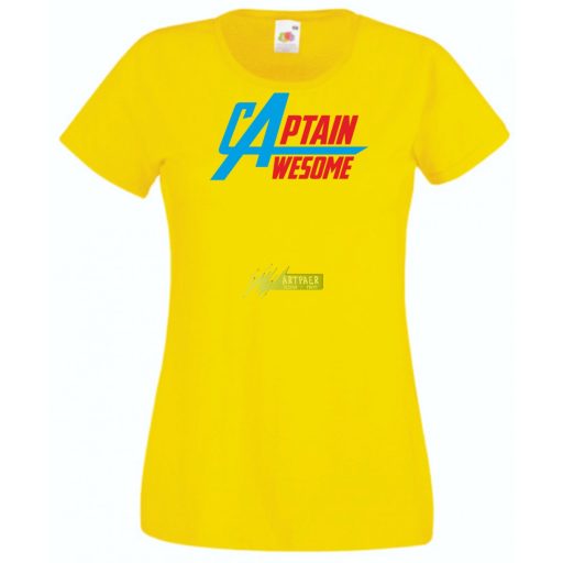 Hőseink Fantasztikus Kapitány női rövid ujjú póló