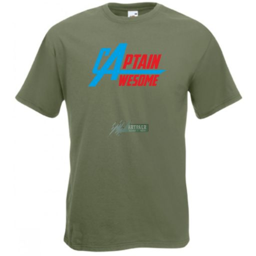 Hőseink Fantasztikus Kapitány férfi rövid ujjú póló