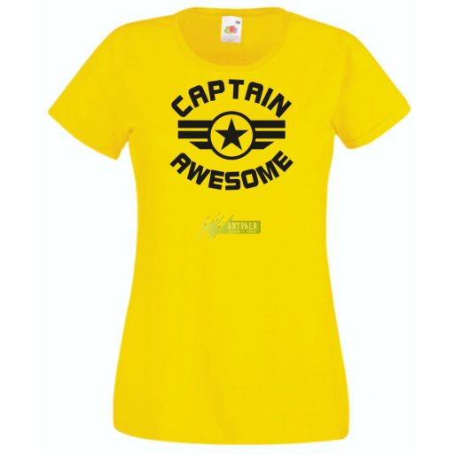Hőseink Fantasztikus Kapitány női rövid ujjú póló