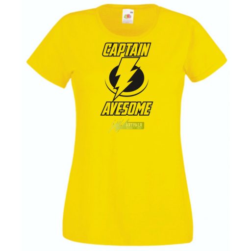 Hőseink Fantasztikus Kapitány női rövid ujjú póló