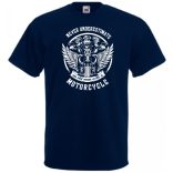 Motor fan Never Underestimate ... férfi rövid ujjú póló