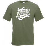 Motor fan 2 Wheels 1 Engine 0 Limit férfi rövid ujjú póló