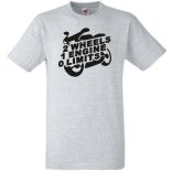 Motor fan 2 Wheels 1 Engine 0 Limit férfi rövid ujjú póló