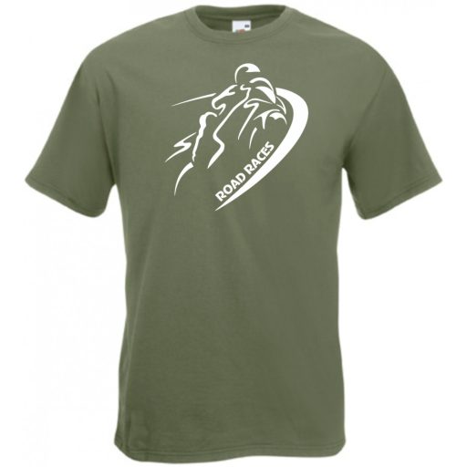 Motor fan Road Races férfi rövid ujjú póló