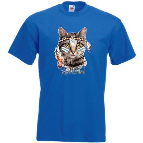 Vörös felhő - indián macska gyerek rövid ujjú póló