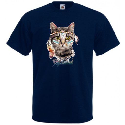 Vörös felhő - indián macska gyerek rövid ujjú póló