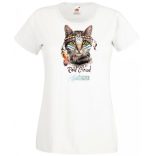 Vörös felhő - indián macska női rövid ujjú póló