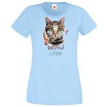 Vörös felhő - indián macska női rövid ujjú póló