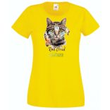 Vörös felhő - indián macska női rövid ujjú póló