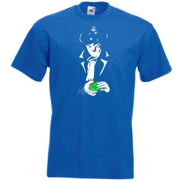 Sherlock megoldja a Rubik kockát férfi rövid ujjú póló