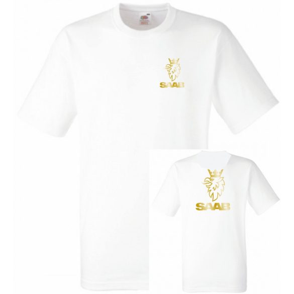 Autó fan Saab 2 old. férfi rövid ujjú póló