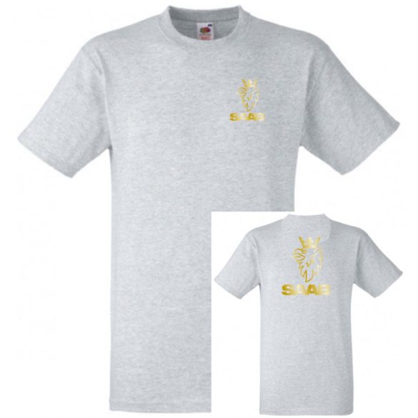 Autó fan Saab 2 old. férfi rövid ujjú póló