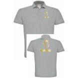 Autó fan Saab galléros férfi póló