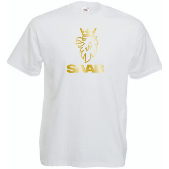 Autó fan Saab griff férfi rövid ujjú póló