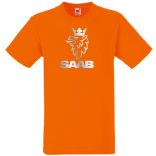 Autó fan Saab griff férfi rövid ujjú póló