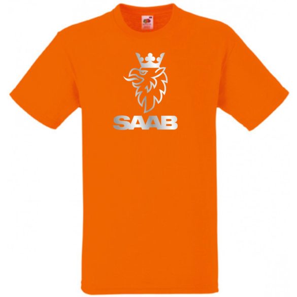 Autó fan Saab griff férfi rövid ujjú póló