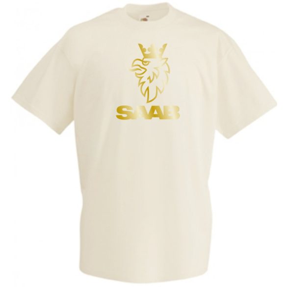 Autó fan Saab griff férfi rövid ujjú póló