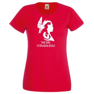 The Girl with the Dragon eggs női rövid ujjú póló