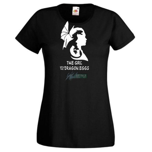 The Girl with the Dragon eggs női rövid ujjú póló