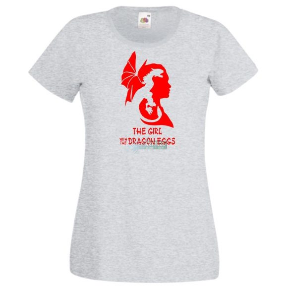 The Girl with the Dragon eggs női rövid ujjú póló