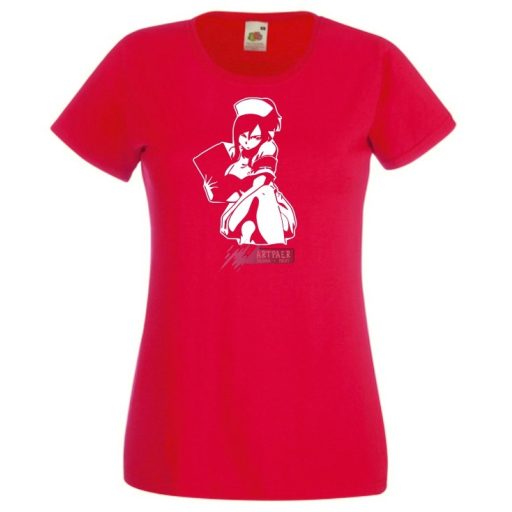 Anime Nurse Naughty női rövid ujjú póló