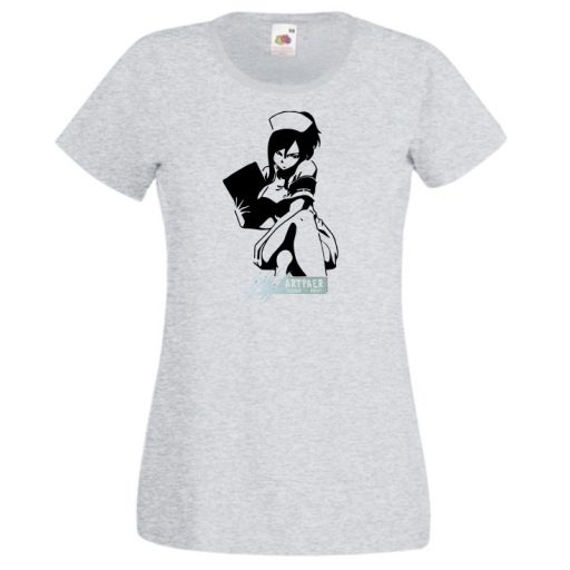 Anime Nurse Naughty női rövid ujjú póló