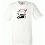 Autó fan VW Golf TDI férfi rövid ujjú póló