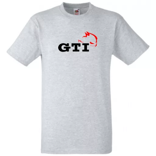 Autó fan VW GTI Ördög férfi rövid ujjú póló