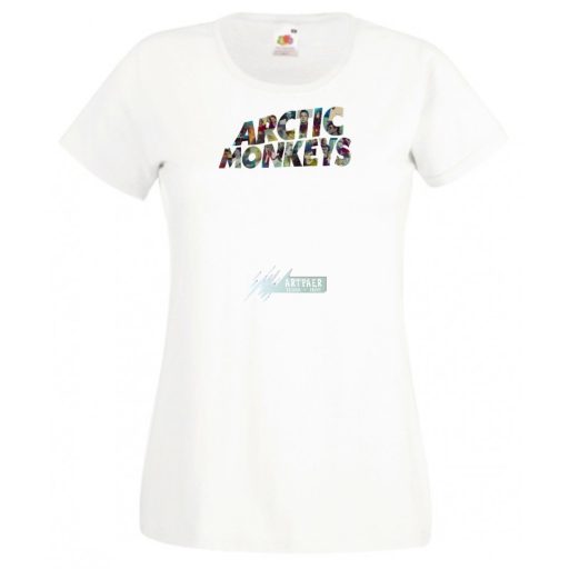Betűképek - Arctic Monkeys női rövid ujjú póló