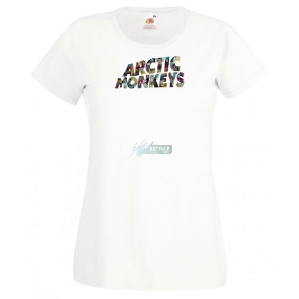 Betűképek - Arctic Monkeys női rövid ujjú póló