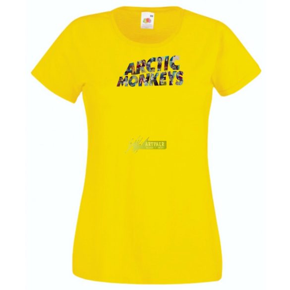 Betűképek - Arctic Monkeys női rövid ujjú póló